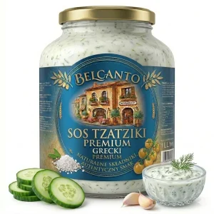 ChefMaster – Sos Tzatzyki Premium 1L | Słoik Szklany | Private Label